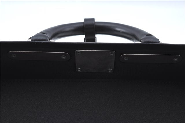 Authentic Louis Vuitton Monogram Glace Valisette PM Hand Bag M92235 Black J2578