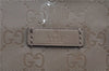 Authentic GUCCI Impreme Hand Tote Bag GG PVC Leather 374433 Beige J2579