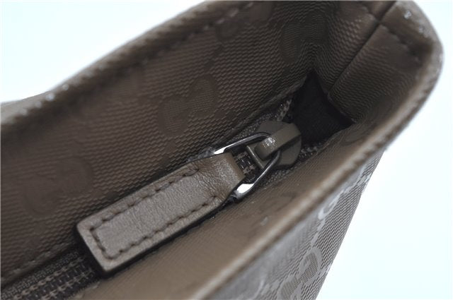 Authentic GUCCI Impreme Hand Tote Bag GG PVC Leather 374433 Beige J2579