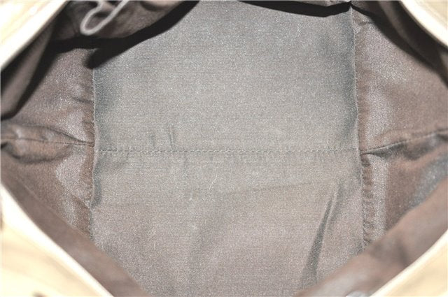 Authentic GUCCI Impreme Hand Tote Bag GG PVC Leather 374433 Beige J2579