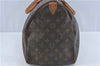 Authentic Louis Vuitton Monogram Keepall 45 Travel Boston Bag M41428 LV J2599
