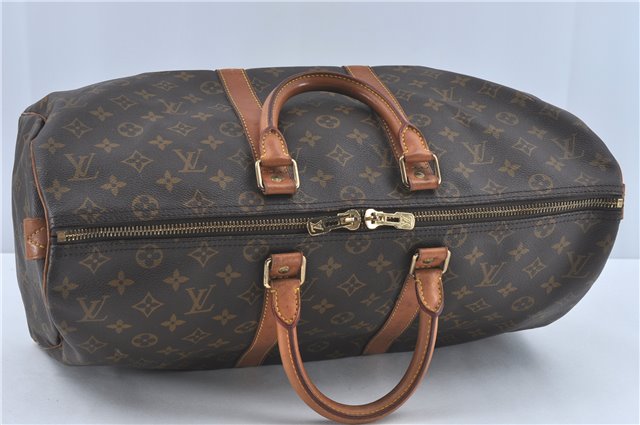 Authentic Louis Vuitton Monogram Keepall 45 Travel Boston Bag M41428 LV J2599