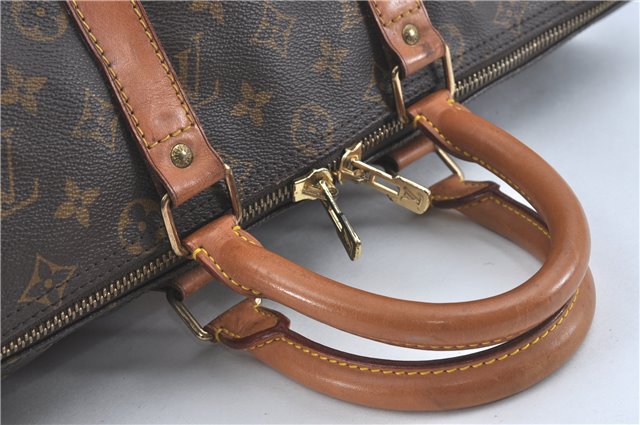 Authentic Louis Vuitton Monogram Keepall 45 Travel Boston Bag M41428 LV J2599