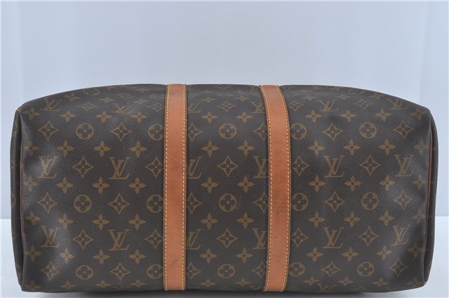 Authentic Louis Vuitton Monogram Keepall 45 Travel Boston Bag M41428 LV J2599
