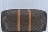 Authentic Louis Vuitton Monogram Keepall 45 Travel Boston Bag M41428 LV J2599