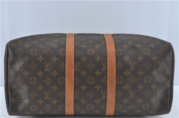 Authentic Louis Vuitton Monogram Keepall 45 Travel Boston Bag M41428 LV J2599
