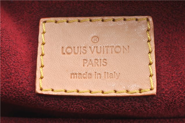 Authentic Louis Vuitton Monogram Multicolor Claudia Hand Bag M40193 White J2615