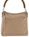 Authentic GUCCI Bamboo Shoulder Hand Bag Purse Leather 0008509 Beige J2616