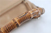 Authentic GUCCI Bamboo Shoulder Hand Bag Purse Leather 0008509 Beige J2616