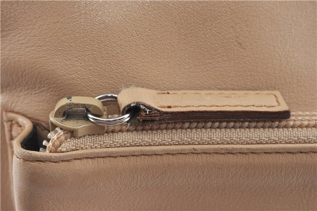 Authentic GUCCI Bamboo Shoulder Hand Bag Purse Leather 0008509 Beige J2616