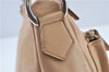 Authentic GUCCI Bamboo Shoulder Hand Bag Purse Leather 0008509 Beige J2616