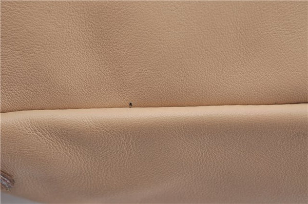 Authentic GUCCI Bamboo Shoulder Hand Bag Purse Leather 0008509 Beige J2616