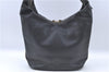 Authentic GUCCI Shoulder Hand Bag Purse Leather 0014288 Black J2618