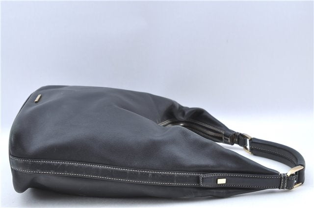 Authentic GUCCI Shoulder Hand Bag Purse Leather 0014288 Black J2618