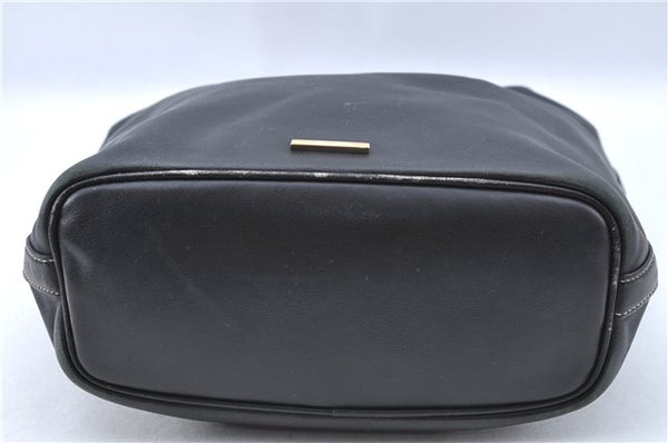 Authentic GUCCI Shoulder Hand Bag Purse Leather 0014288 Black J2618