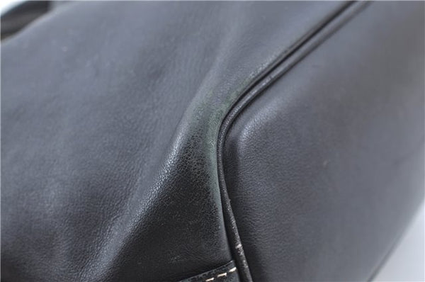 Authentic GUCCI Shoulder Hand Bag Purse Leather 0014288 Black J2618