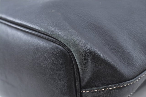 Authentic GUCCI Shoulder Hand Bag Purse Leather 0014288 Black J2618