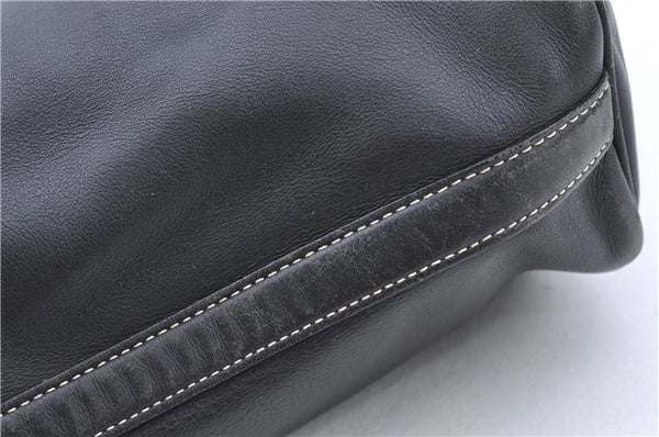 Authentic GUCCI Shoulder Hand Bag Purse Leather 0014288 Black J2618