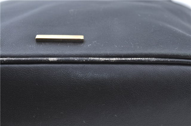 Authentic GUCCI Shoulder Hand Bag Purse Leather 0014288 Black J2618