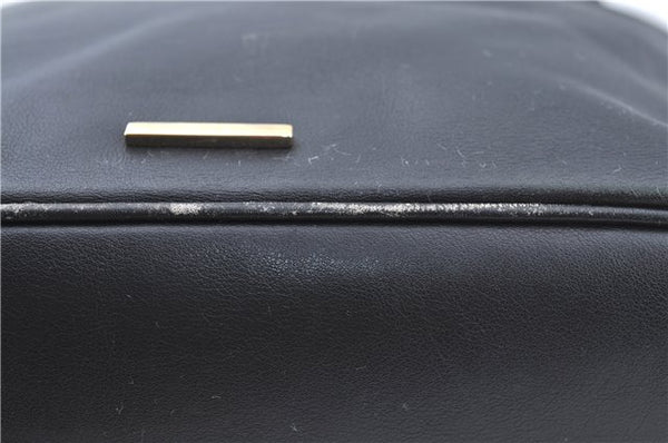 Authentic GUCCI Shoulder Hand Bag Purse Leather 0014288 Black J2618