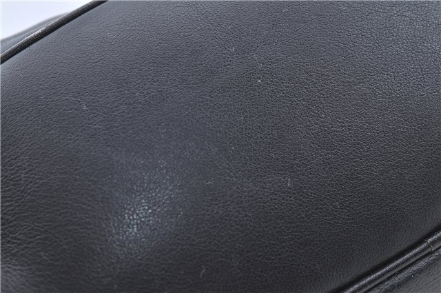 Authentic GUCCI Shoulder Hand Bag Purse Leather 0014288 Black J2618