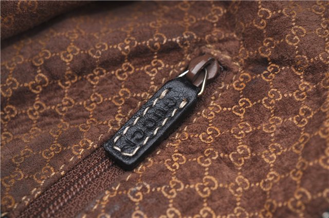 Authentic GUCCI Shoulder Hand Bag Purse Leather 0014288 Black J2618