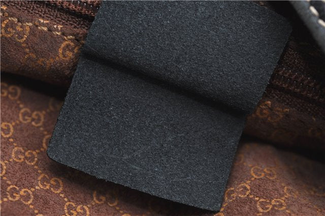 Authentic GUCCI Shoulder Hand Bag Purse Leather 0014288 Black J2618