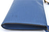 Authentic Louis Vuitton Epi Pochette Accessoires Pouch Blue M52945 LV J2623
