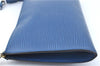 Authentic Louis Vuitton Epi Pochette Accessoires Pouch Blue M52945 LV J2623