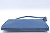 Authentic Louis Vuitton Epi Pochette Accessoires Pouch Blue M52945 LV J2623