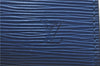 Authentic Louis Vuitton Epi Pochette Accessoires Pouch Blue M52945 LV J2623