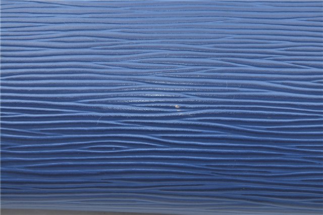 Authentic Louis Vuitton Epi Pochette Accessoires Pouch Blue M52945 LV J2623