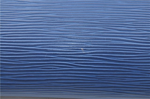 Authentic Louis Vuitton Epi Pochette Accessoires Pouch Blue M52945 LV J2623