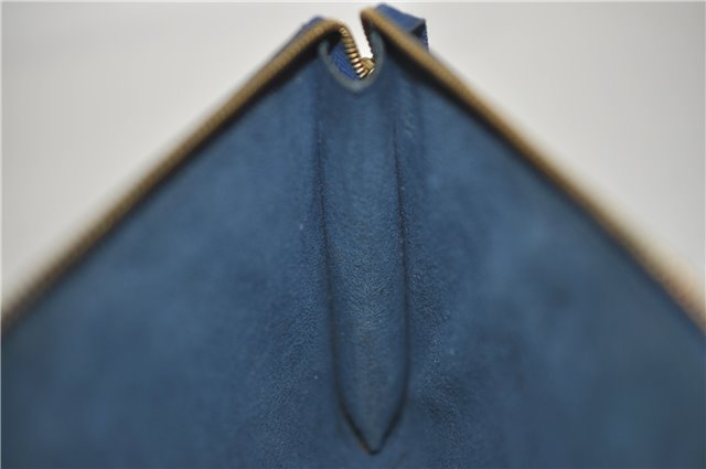 Authentic Louis Vuitton Epi Pochette Accessoires Pouch Blue M52945 LV J2623