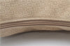 Authentic GUCCI Shoulder Hand Bag Purse GG Suede Leather 0014157 Beige J2624