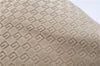 Authentic GUCCI Shoulder Hand Bag Purse GG Suede Leather 0014157 Beige J2624