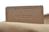 Authentic GUCCI Shoulder Hand Bag Purse GG Suede Leather 0014157 Beige J2624