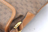 Authentic GUCCI Micro GG PVC Leather Shoulder Cross Body Bag Purse Brown J2641