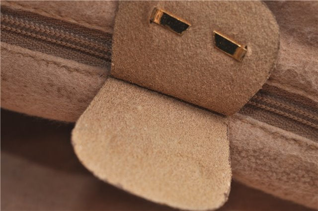 Authentic GUCCI Micro GG PVC Leather Shoulder Cross Body Bag Purse Brown J2641