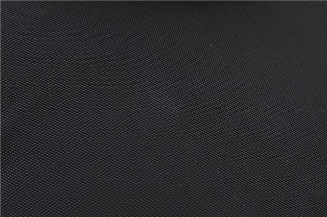 Authentic GUCCI Shoulder Hand Bag Purse Nylon Leather 0013166 Black  J2643