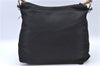 Authentic GUCCI Bamboo Shoulder Hand Bag Nylon Leather Black J2650