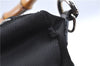 Authentic GUCCI Bamboo Shoulder Hand Bag Nylon Leather Black J2650