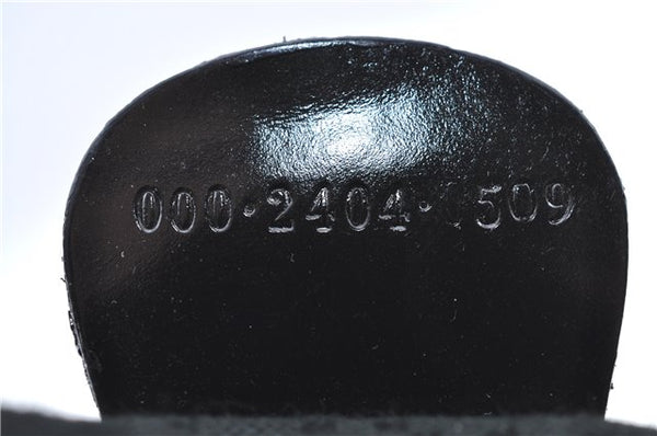 Authentic GUCCI Bamboo Shoulder Hand Bag Nylon Leather Black J2650