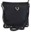 Authentic GUCCI Abbey Shoulder Cross Body Bag GG Canvas Leather Black J2652
