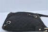 Authentic GUCCI Abbey Shoulder Cross Body Bag GG Canvas Leather Black J2652