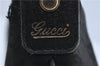 Authentic GUCCI Abbey Shoulder Cross Body Bag GG Canvas Leather Black J2652