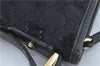 Authentic GUCCI Abbey Shoulder Cross Body Bag GG Canvas Leather Black J2652