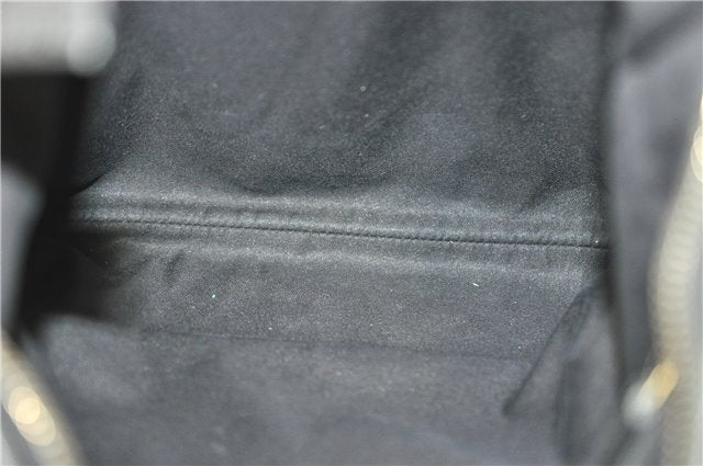 Authentic GUCCI Abbey Shoulder Cross Body Bag GG Canvas Leather Black J2652