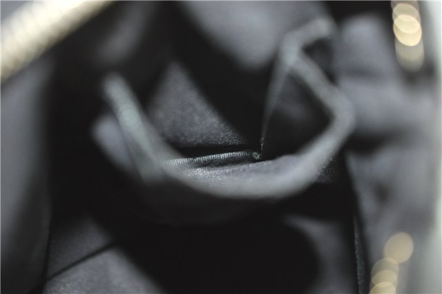 Authentic GUCCI Abbey Shoulder Cross Body Bag GG Canvas Leather Black J2652