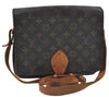 Authentic Louis Vuitton Monogram Cartouchiere GM M51252 Shoulder Cross Bag J2654